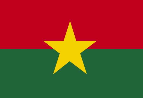 Burkina Faso Flagge, Afrika, Nationalfahnen