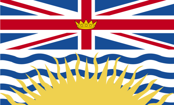 Britishcolumbiaflagge, Canada, Britishcolumbia,  Nationalfahnen