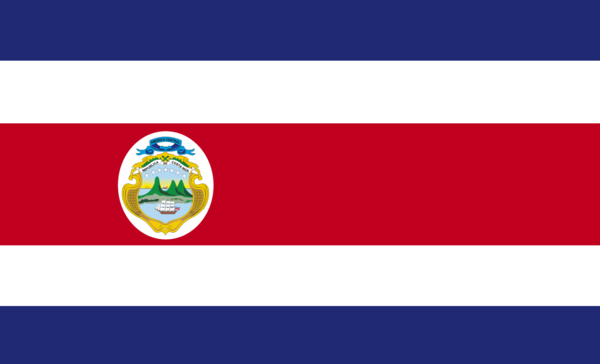 Costa Ricaflagge, Costa Rica, Nationalfahnen