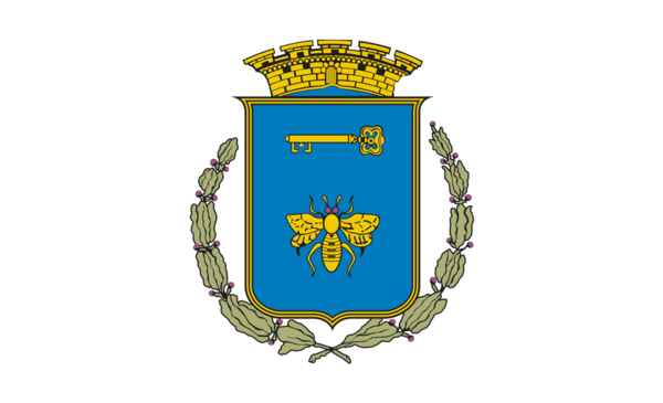 Havanna City Flagge mit Wappen, HavannaNationalfahnen