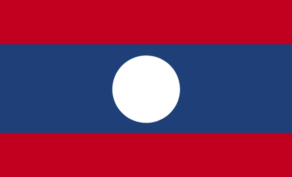 Laosflagge, Laos,  Nationalfahnen