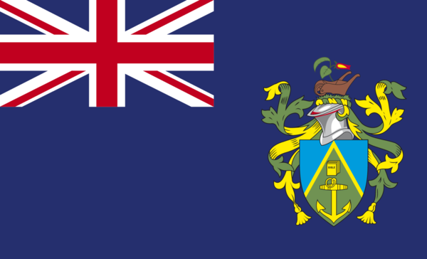 Pitcairn Islandflagge, Insel, Nationalfahnen