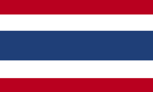 Thailandflagge, Nationalfahnen