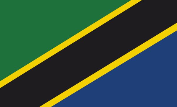 Tansaniaflagge, Nationalfahnen