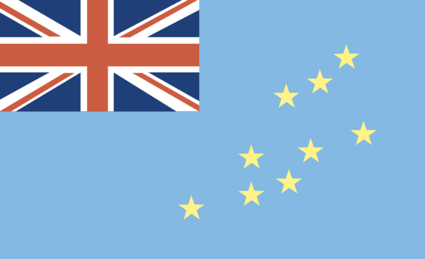 Tuvaluflagge, Insel, GB, Nationalfahnen