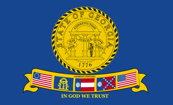 Georgia 2001flagge,USA, Nationalflaggen