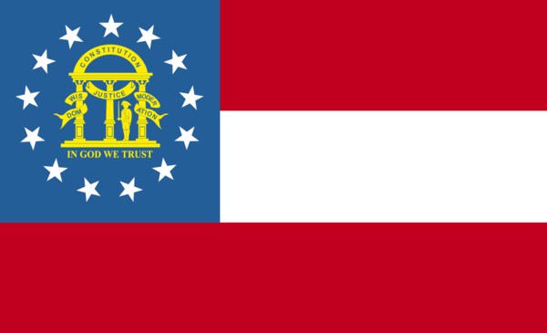Georgiaflagge,USA, Nationalflaggen