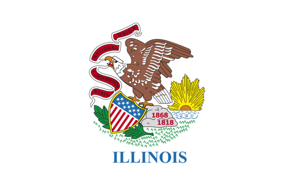 Illinoisflagge,USA, Nationalflaggen