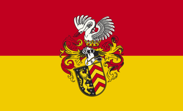 Hanau Flagge, Hessen