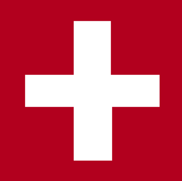 Schweizflagge Quadratisch, Nationalflaggen