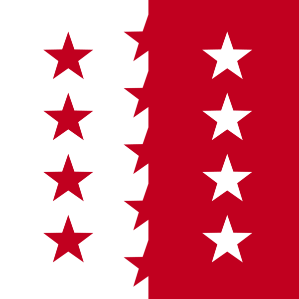 Valaisflagge, Schweiz, Nationalflaggen