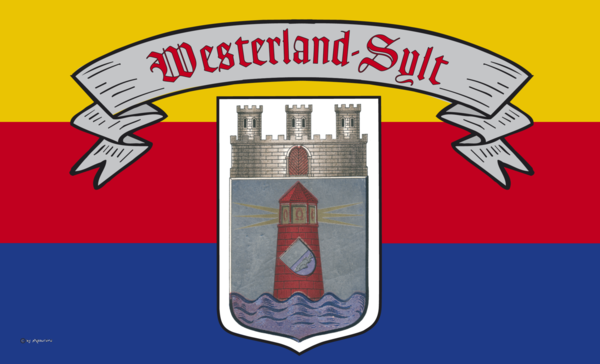 Westerland Syltflagge , alt, Sylt