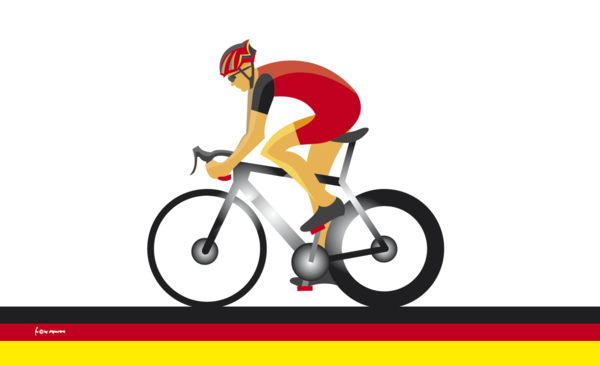 Radler Flagge, Radfahrer-Flagge, Radsport, Deutschland
