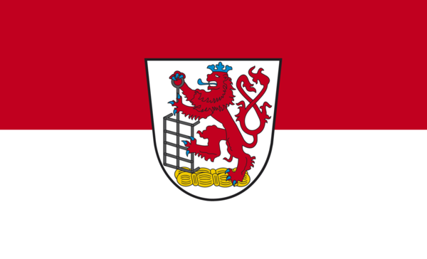 Wuppertalflagge, Nordrhein Westfalen, Bundesländerflaggen, Städteflaggen, Gemeindeflaggenlagge