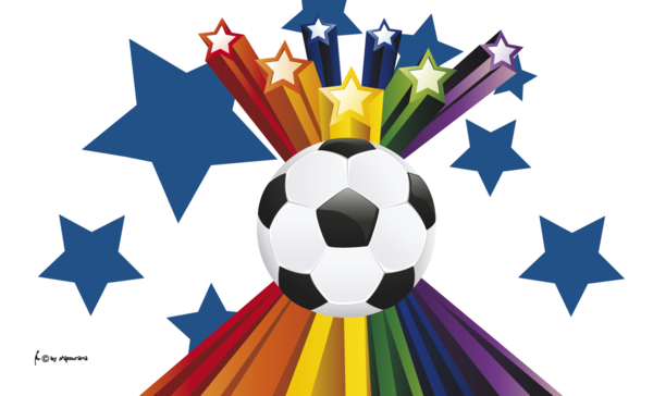 Fußball & Stars Flagge