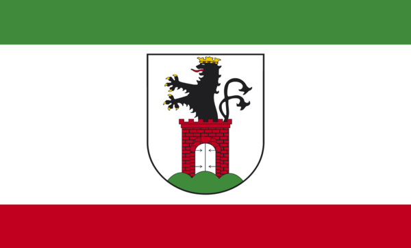 Bergen auf Rügen Flagge, Mecklenburg Vorpommern