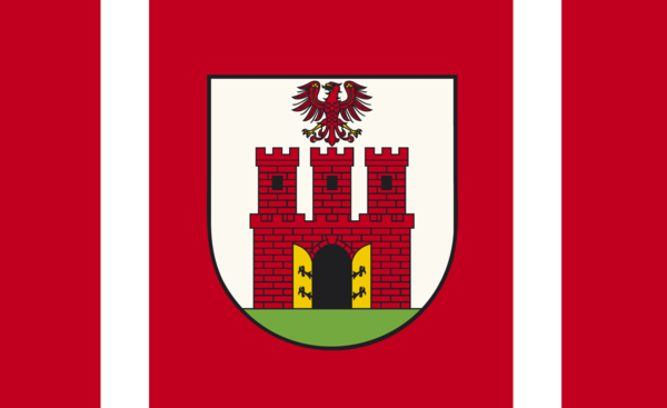Oderberg Flagge, Brandenburg
