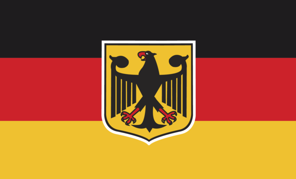 Bundesdienstflagge, Deutschlandflagge, Deutschland, Bundesländerflaggen, Gemeindeflaggenlagge