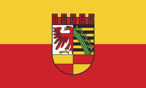 Dessau Flagge, Sachsen