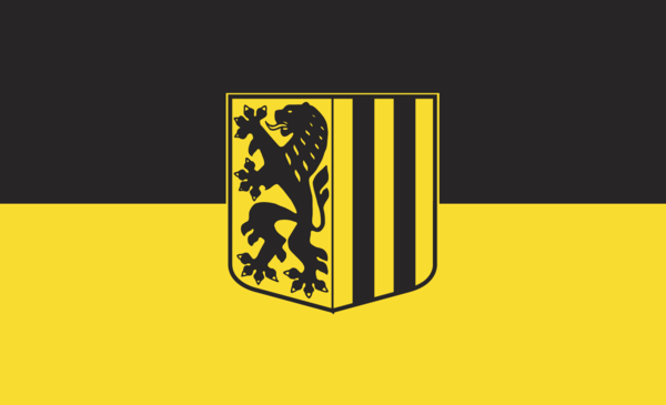 Dresden Flagge, Sachsen