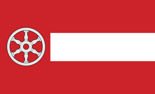 Erfurt Flagge, Thüringen