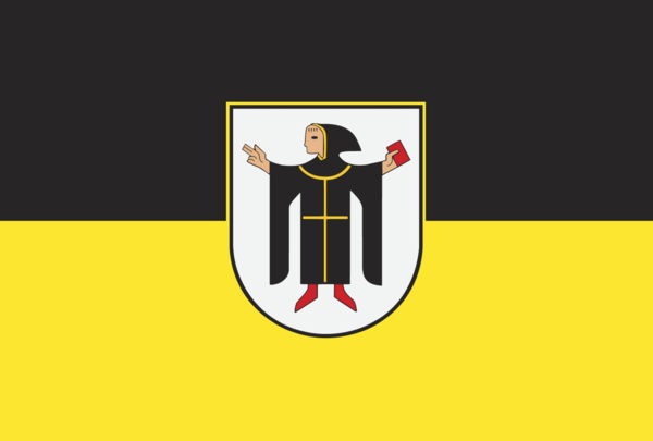 Münchner Kindel Flagge, Bayernflagge, Deutschland, Bundesländerflaggen, Gemeindeflaggenlagge