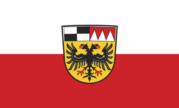 Ansbach Kreis Flagge Bayern