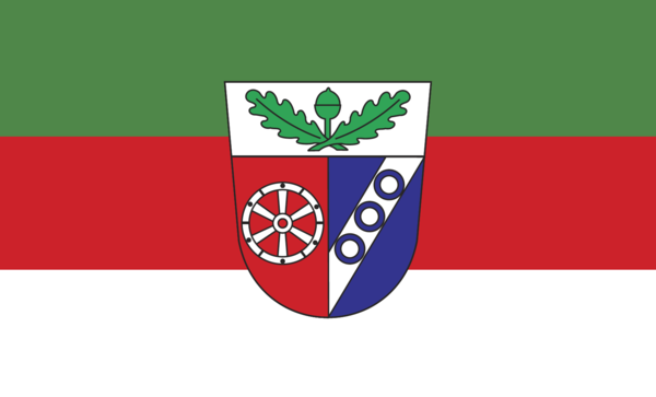Aschaffenburg Kreis Flagge Bayern