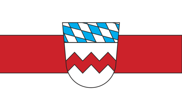 Dachau Kreis Flagge Bayern