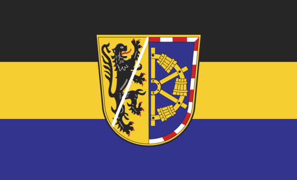 Erlangen  Hochstadt Kreis Flagge Bayern