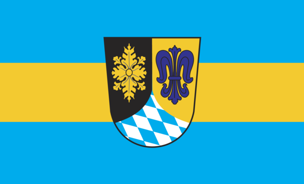 Unterallgäu Kreis Flagge Bayern