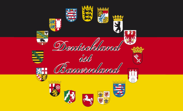 Bauernland Deutschland-Flagge, Verkauf, Marketing,Werbeflagge
