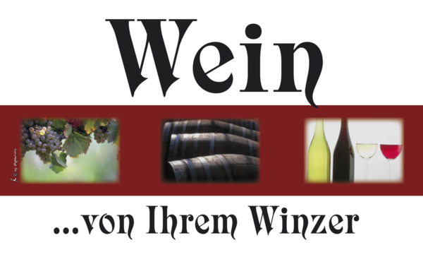 Wein vom Winzer-Flagge