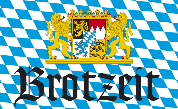 Bayrische Brotzeit-Flagge, Gastronomieflaggen, Hotel, Restaurant, Bistro