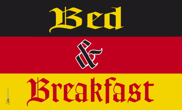 Bed & Breakfast-Flagge, Gastronomieflaggen, Hotel, Restaurant, Bistro
