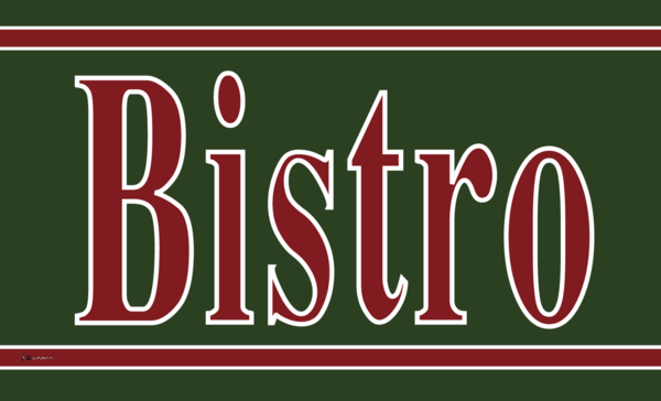 Bistro-Flagge,Gastronomieflaggen, Hotel, Restaurant, Bistro