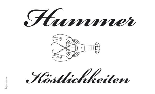 Hummer-Köstlichkeiten-Flagge, Gastronomieflaggen, Hotel, Restaurant, Bistro