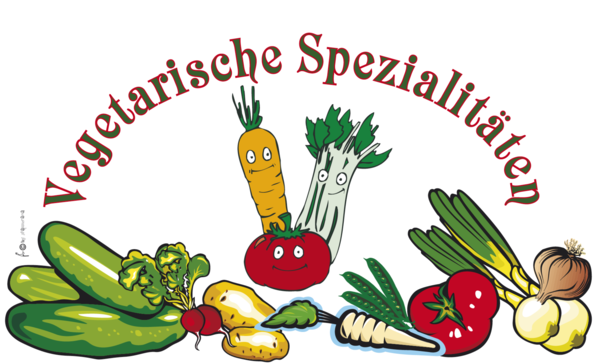 Vegetarische Spezialitäten-Flagge,Gastronomieflaggen, Hotel, Café, Restaurant