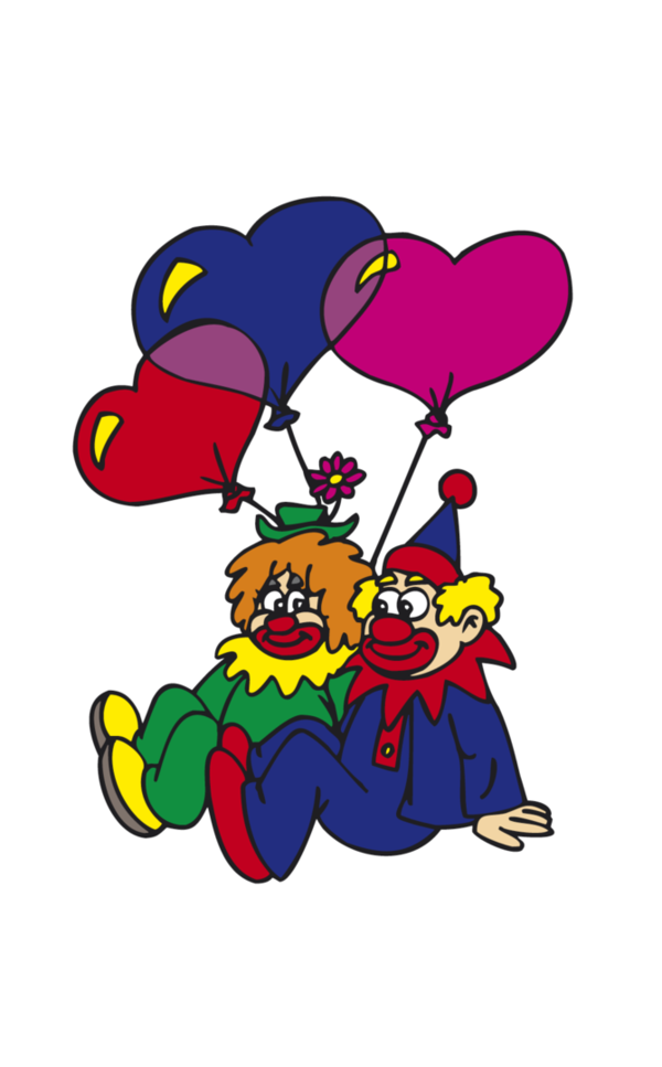Clown-Flagge, Spassfahnen, Fantasiefahnen, Kinderfahnen