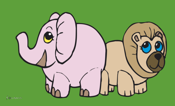 Elefanten-Flagge, Spassfahnen, Fantasiefahnen, Kinderfahnen