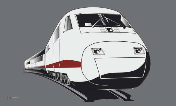 ICE-Flagge,Eisenbahnerfahne, Modelleisenbahner, Modellbau