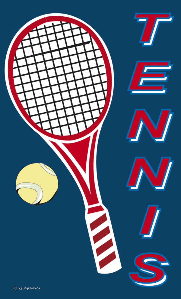TENNIS 1, Tennisflagge