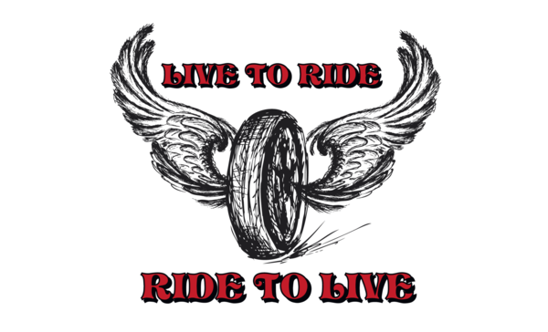 Ride to Livefflagge, Motorradflagge