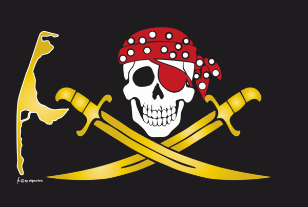 Piratenflagge Sylt-Gold, Syltflagge