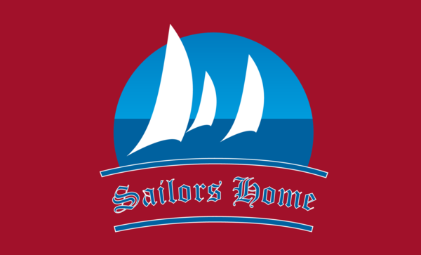 Sailors Home-Flagge, rot