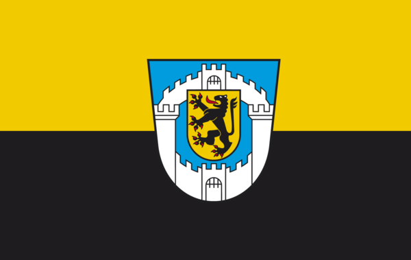 Bergheim Flagge, Nordrhein Westfalen