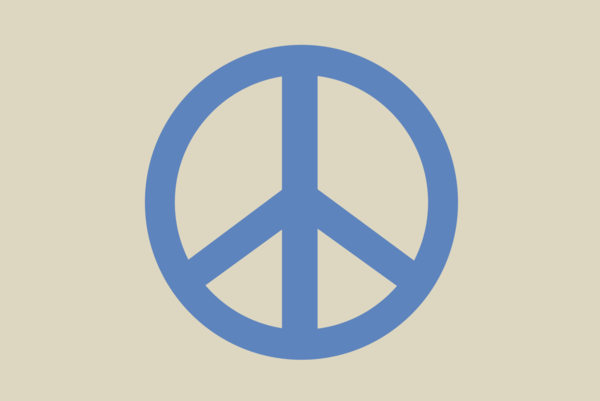 Weltfrieden 2 - Peace Flagge, Friedensfahne, Friedensflagge