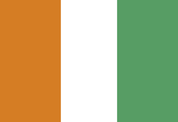 Elfenbeinküste, Afrika, Nationalflaggen, Nationalfahnen